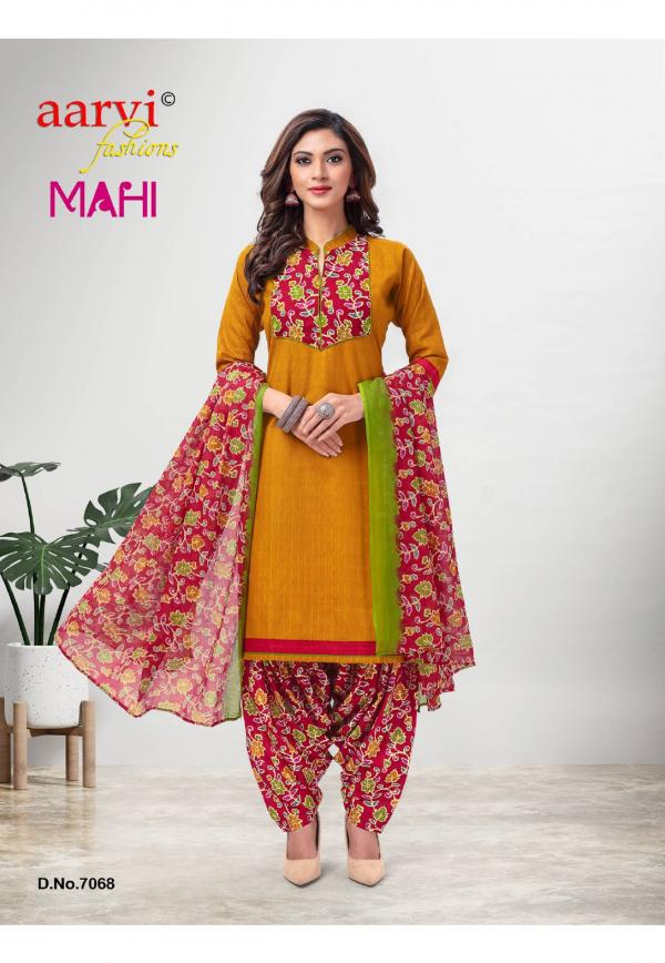 Aarvi Mahi Vol-5 Cotton Designer Readymade Collection